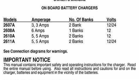 GUEST TROLLING CHARGER 2607A OWNER'S MANUAL Pdf Download | ManualsLib