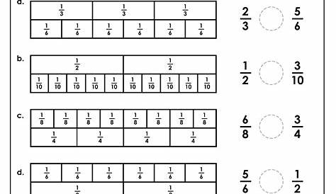 fractions worksheet grade 3 printable
