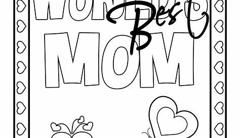 Mothers Day #232 (Holidays and Special occasions) – Printable coloring