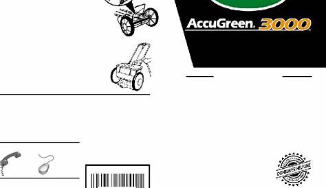 Scotts AccuGreen 3000 Spreader Manual PDF View/Download