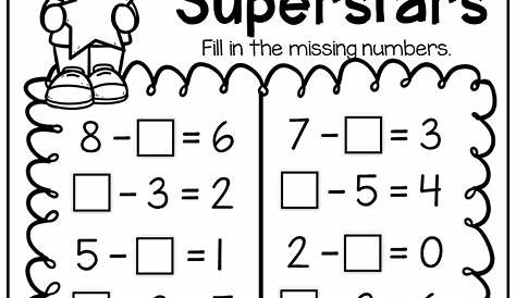 First Grade Addition and Subtraction Worksheets - Distance Learning