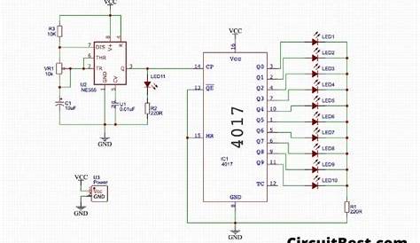 cd4017 inverter circuit diagram