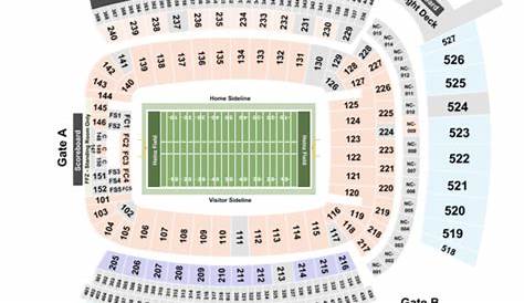 Acrisure Stadium Seating Chart + Section, Row & Seat Number Info