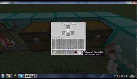 how to make invis pots in minecraft