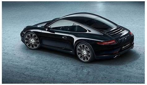 Here's Your Gallery Of Porsche's New 911 And Boxster Black Editions