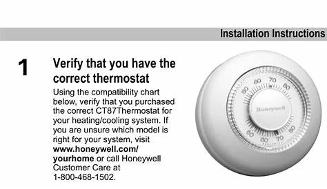 Honeywell Round Thermostat User Manual - Home Decor Ideas