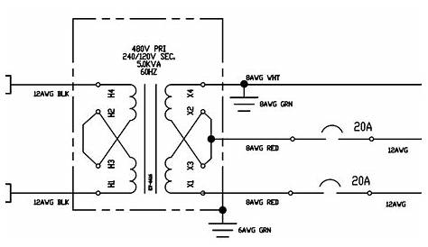 277 To 120 Transformer Wiring Diagram