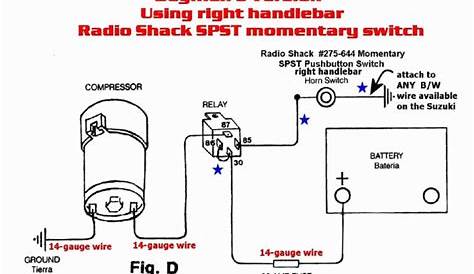 Air Horn Relay Wiring - Wiring Diagram Name - Horn Relay Wiring Diagram