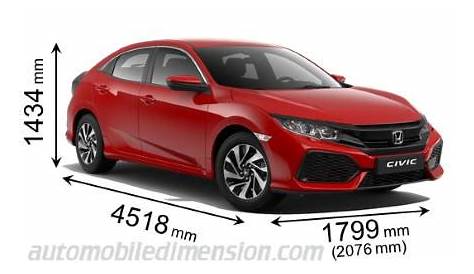 dimensions of honda civic