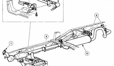 2004 ford taurus exhaust system diagram