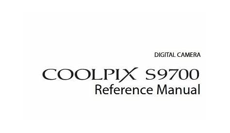 nikon coolpix s9100 user manual pdf