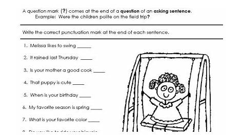 Sixth Grade Punctuation Worksheets