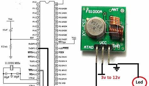434 mhz rf module circuit diagram