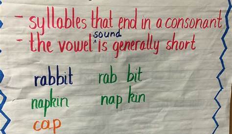 final stable syllable anchor chart
