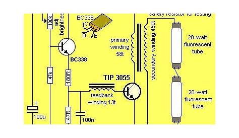 mini cfl inverter circuit diagram