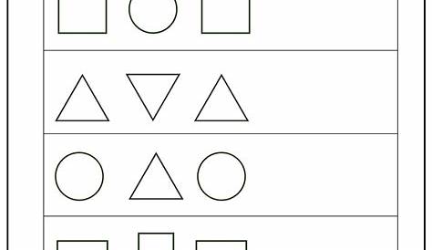 Shapes Worksheet | Pattern Worksheet - Mummaworld.com