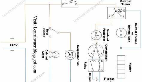 No Frost Refrigerator Wiring Diagram | HVACR