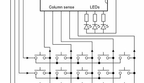 computer keyboard circuit diagram
