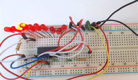 led voltmeter circuit diagram
