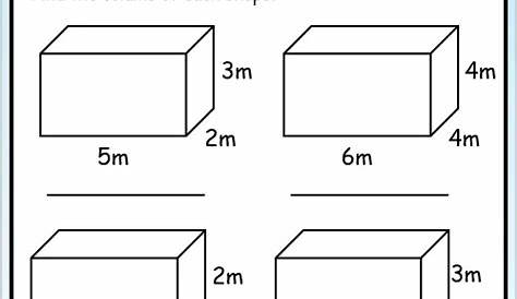 Grade 5 Volume Worksheets | Free Printables | Math Worksheets