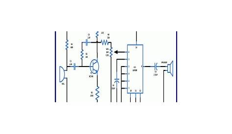 mic and speaker circuit diagram