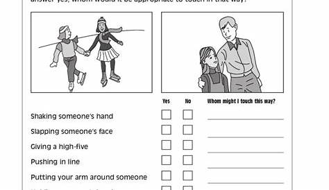 social skills activities worksheets