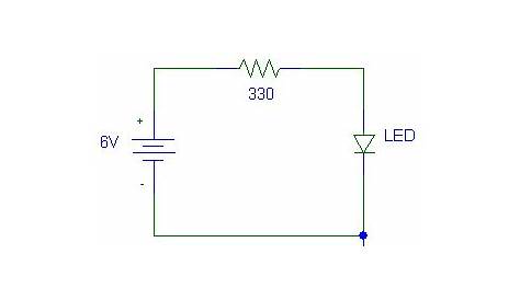 simple circuit diagrams with leds