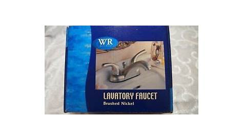 Water Ridge Two Handle Quality Lavatory Faucet Brushed Nickel Finish