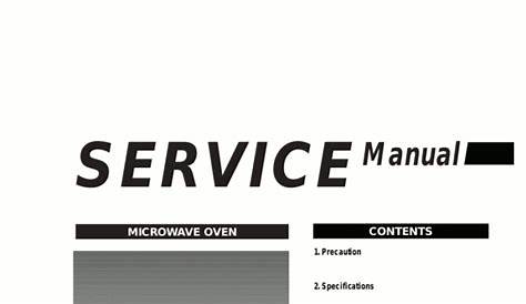 Samsung Microwave Oven Service Manual for Model CE101KR
