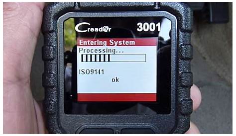 Creader 3001 OBDII Scanner Review - YouTube