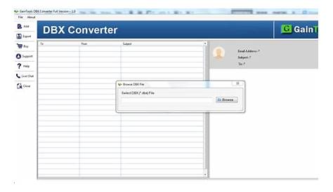 DBX Converter All in One Free DBX Conversion to Convert Outlook Express DBX Files