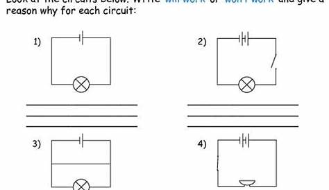 Science: Circuit questions | Worksheet | PrimaryLeap.co.uk Science