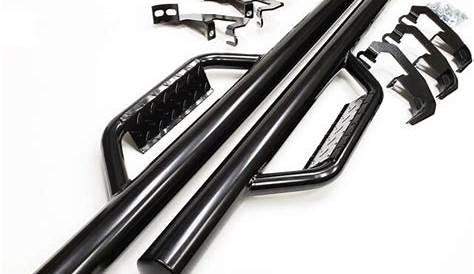 Black 3" Side Dropped Step Nerf Bar For 07-18 Toyota Tundra Extend Crew Cab 4DR | eBay
