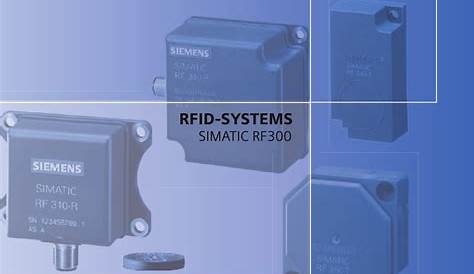 Siemens RF340R Inductive Tag Reader User Manual RFID Systeme SIMATIC RF300
