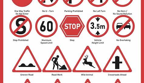 nc road sign test printable