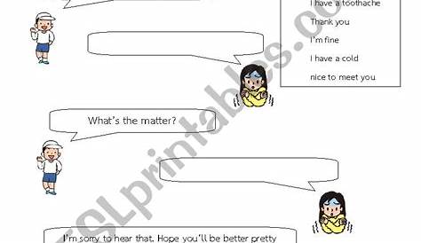 what´s the matter - ESL worksheet by beautifuldream