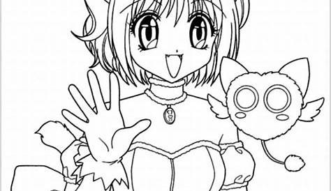 printable anime coloring pages for kids