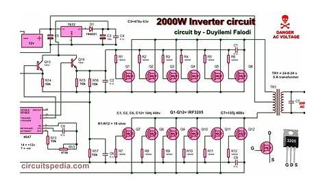 high efficiency inverter circuit diagram