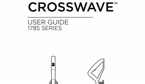 bissell crosswave cordless max manual