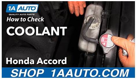 How to Check Coolant 03-07 Honda Accord - YouTube