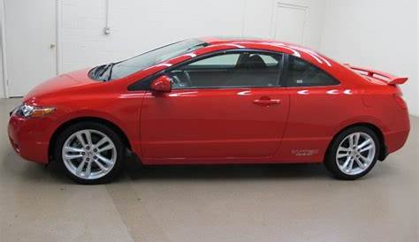Honda civic si coupe red