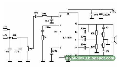 la4440 subwoofer circuit diagram