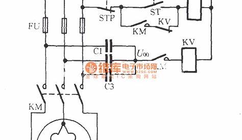 connection motor phase failure voltage relay protection circuit