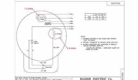 baldor electric motor parts diagram