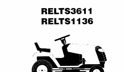 RALLY Lawn, Tractor Manual L0310239