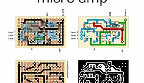 Perf and PCB Effects Layouts: MXR Micro Amp