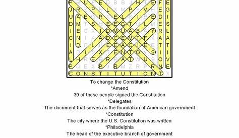 outlining the constitution worksheet