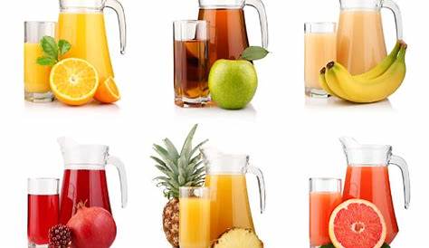 kinds of fruit juice