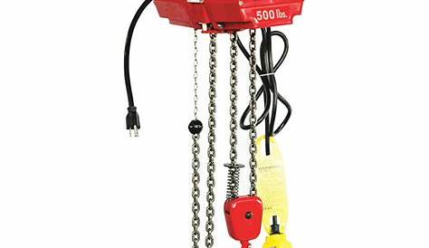 Dayton 4GU71 | Electric Chain Hoist 500 Lb. 10 Feet | Raptor Supplies
