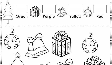 Free Printable: Christmas I Spy Count and Color Activity Page for Kids